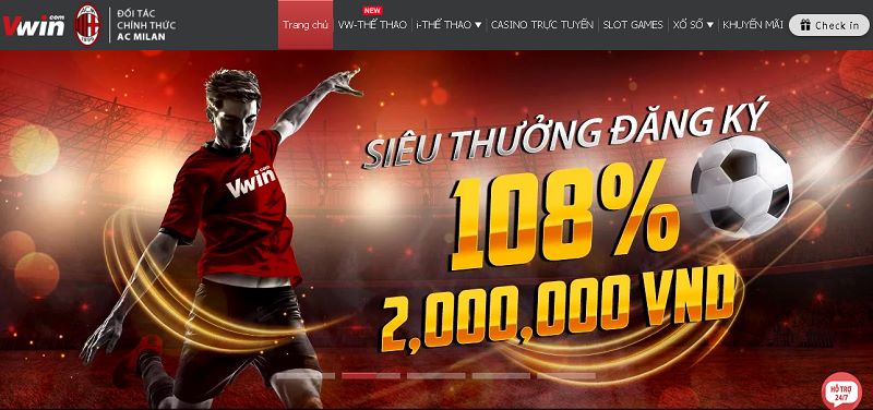 Nhà cái Vwin đem đến vô vàn ưu đãi hấp dẫn