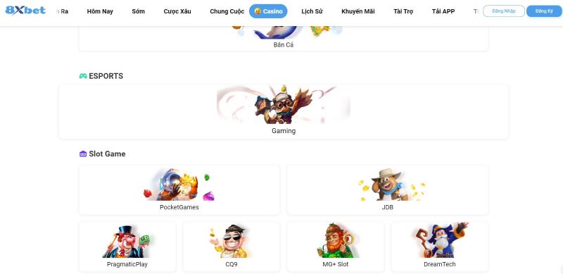 Thể thao điện tử tại 8xbet thú vị và độc đáo
